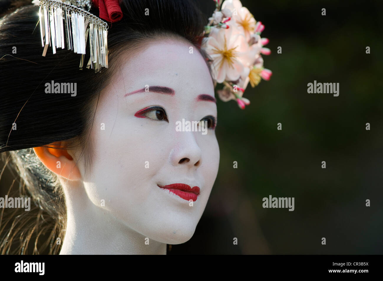 Japan, Insel Honshu, Kinki Region, Stadt Kyoto, Stadtteil Gion Geisha Stockfoto