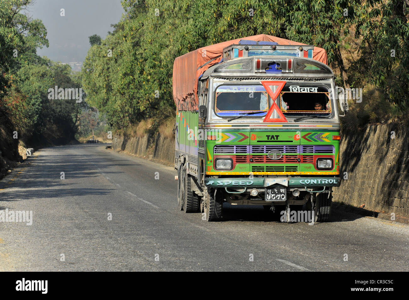LKW in der Nähe von Pokhara, Nepal, Asien reisen Stockfoto