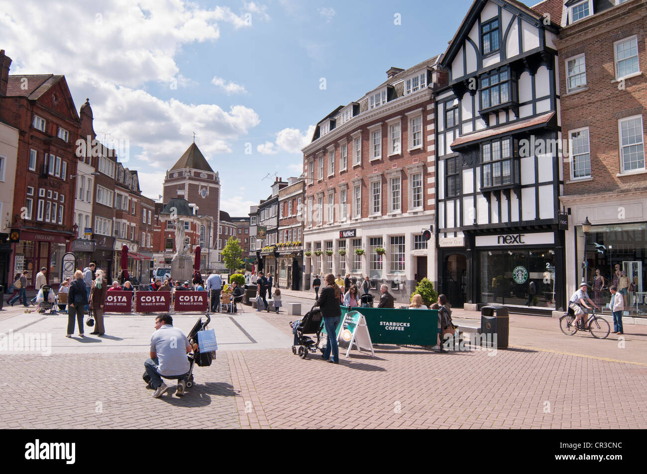 Marktplatz, Kingston upon Thames, Surrey, UK Stockfoto