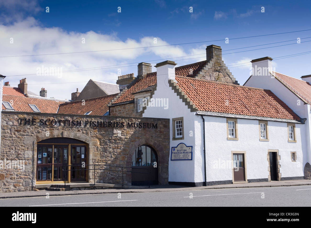Die schottische Fischerei-Museum, Anstruther Fife. Stockfoto