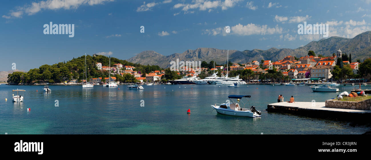 Kroatien, Dalmatien, dalmatinische Küste, Cavtat Stockfoto Kroatien, Dalmatien, dalmatinische Küste, Cavtat Stockfoto