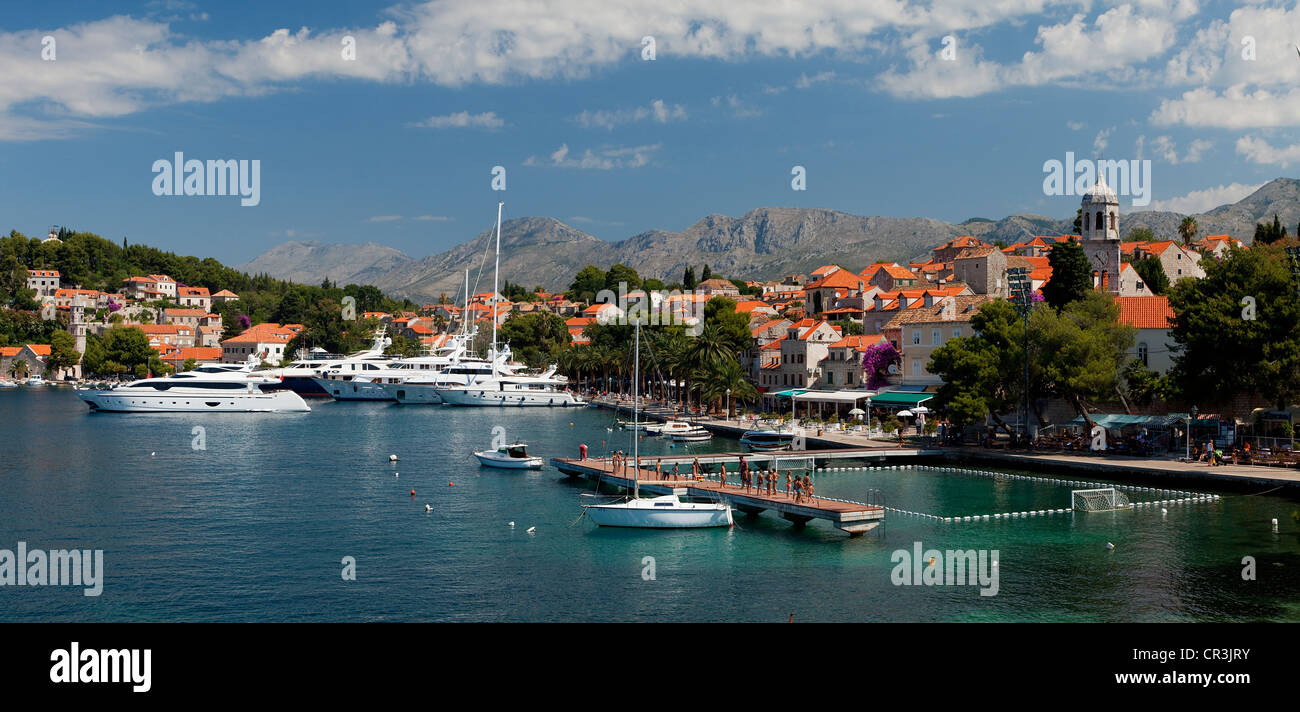 Kroatien, Dalmatien, dalmatinische Küste, Cavtat Stockfoto Kroatien, Dalmatien, dalmatinische Küste, Cavtat Stockfoto