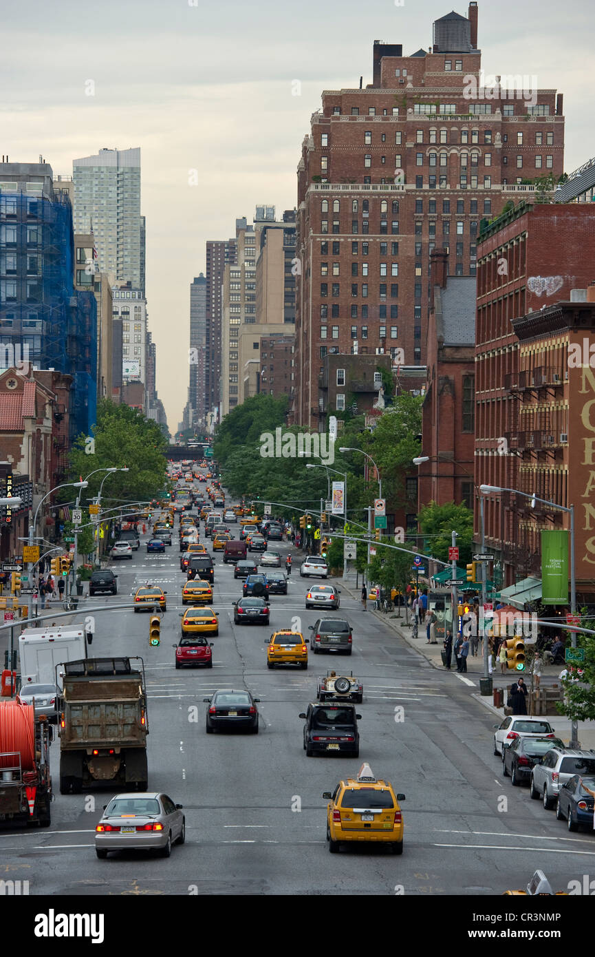 10th Avenue, Chelsea, Manhattan, New York, USA Stockfoto