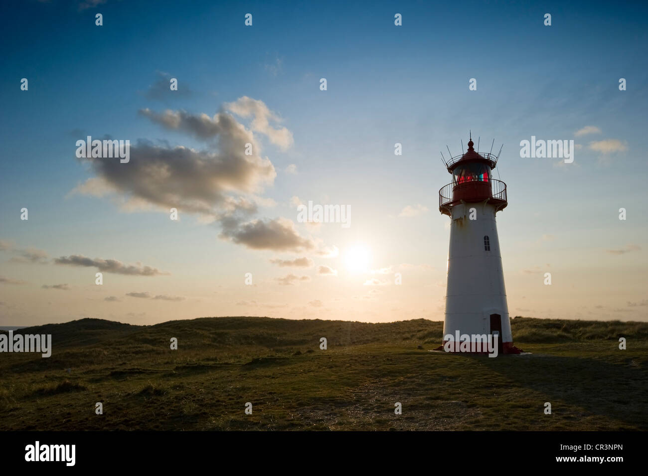 Leuchtturm Liste-Ost, Liste, Sylt, Schleswig-Holstein, Deutschland, Europa Stockfoto