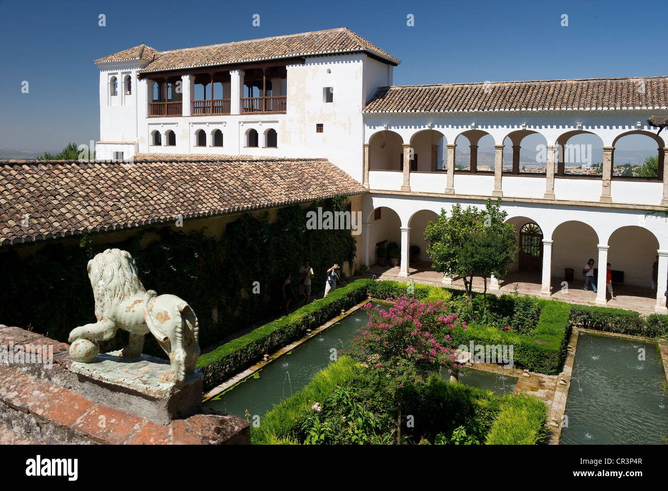 Alhambra Palast, Granada, Andalusien, Spanien, Europa Stockfoto