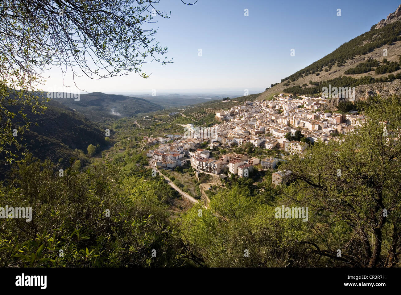 Torres Dorf, Naturpark Sierra Mágina, Jaén, Spanien, Europa Stockfoto