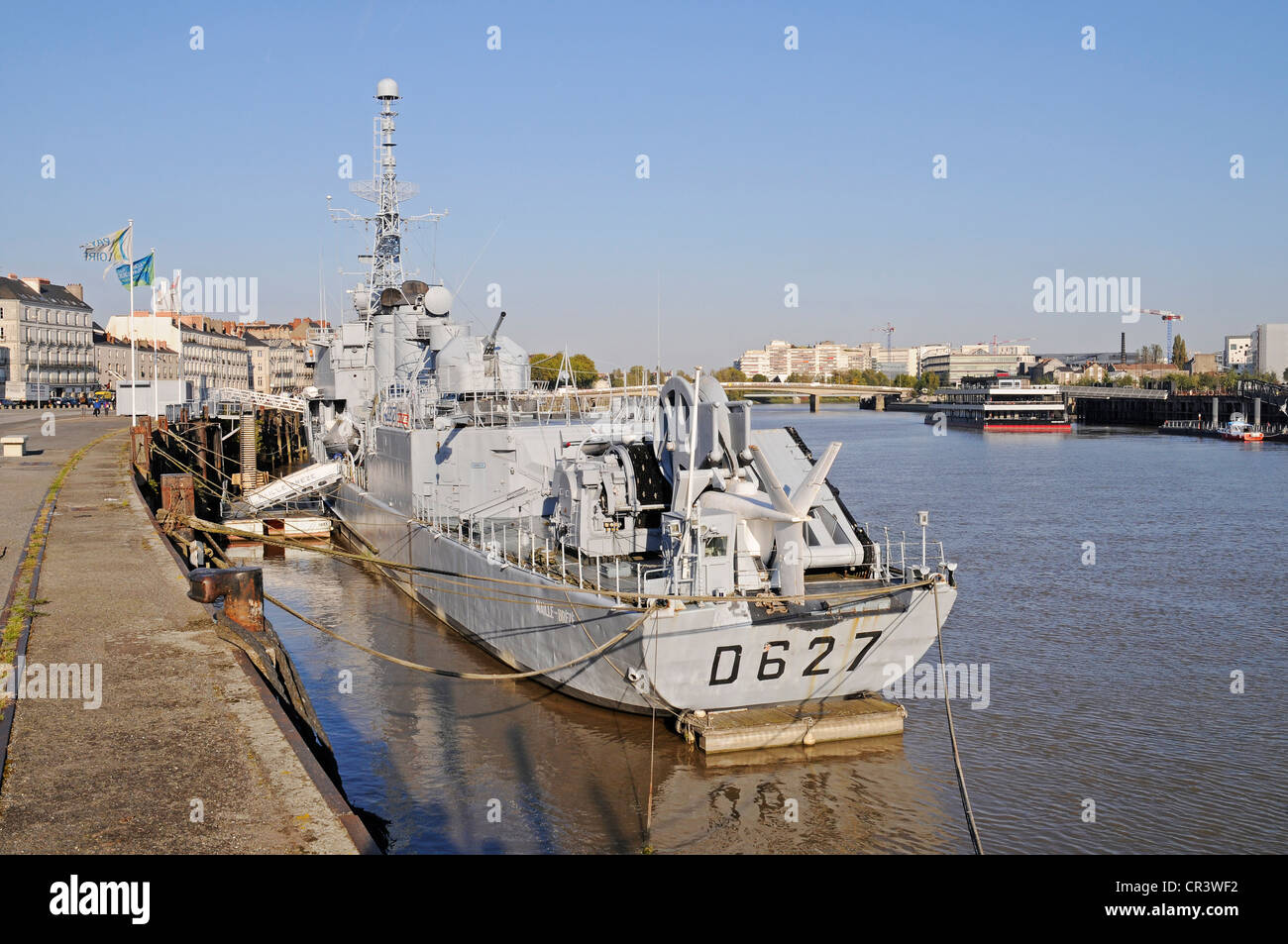 Maille Breze Schiffsmuseum, Schifffahrtsmuseum, Hafen, Nantes, Departement Loire-Atlantique, Pays De La Loire, Frankreich, Europa Stockfoto