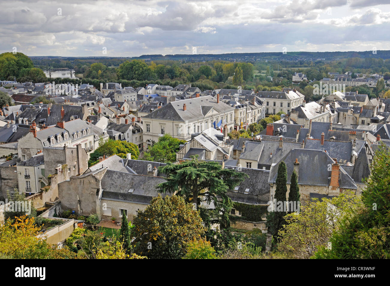 Chinon, Indre-et-Loire, Region Centre, Frankreich, Europa, PublicGround Stockfoto