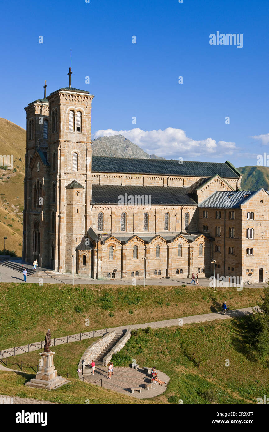 Frankreich, Isere, La Salette Fallavaux, unserer lieben Frau von La Salette Basilika Stockfoto