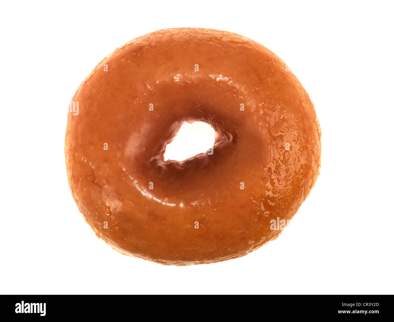 Zucker glasiert Ring Donut Stockfoto