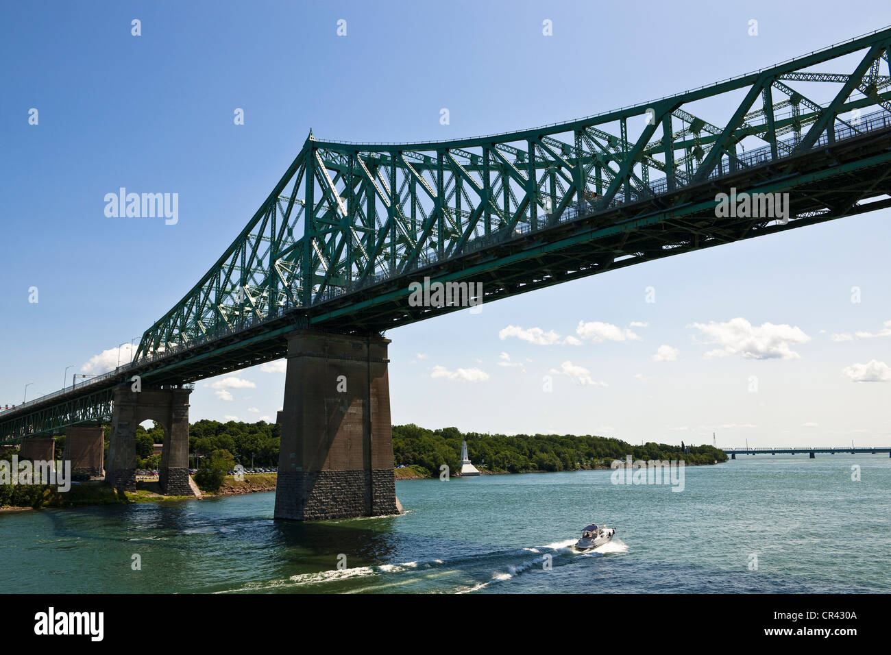 Kanada, Provinz Quebec, Montreal, Jacques Cartier Brücke Stockfoto