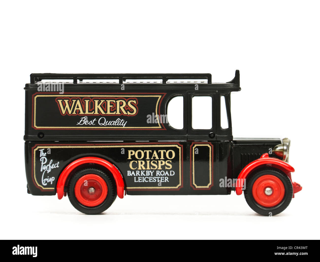 Walkers Crisps Modell Lieferwagen durch Lledo (Teil des Walkers Crisps Promotion-Angebot) Stockfoto