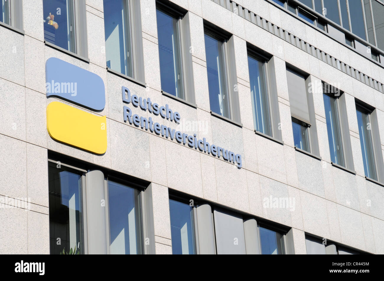 Deutsche Rentenversicherung Rheinland, Duisburg, Ruhrgebiet Region, North Rhine-Westphalia, Germany, Europe Stockfoto