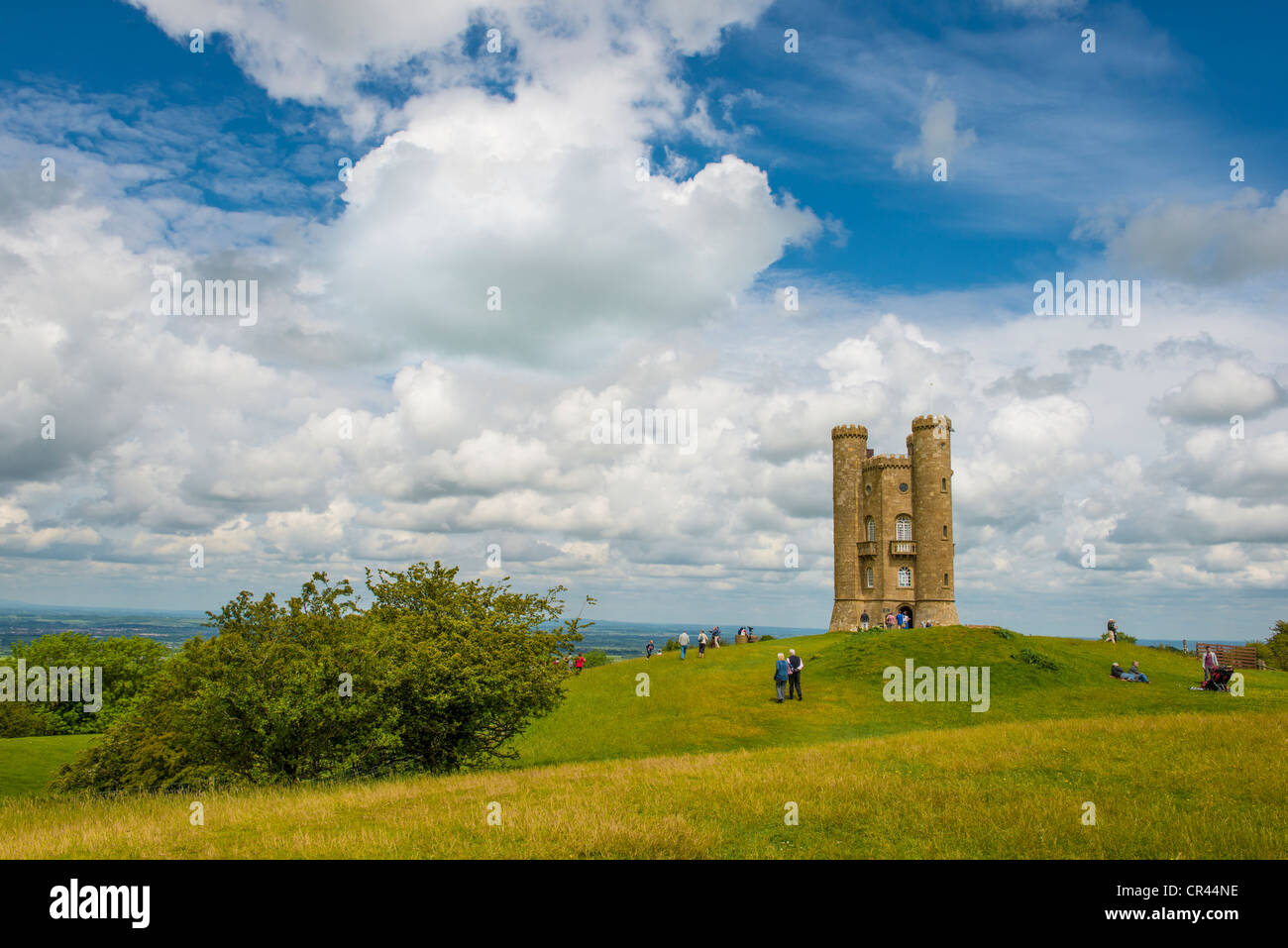 Broadway Tower, Broadway, die Cotswolds, England. Stockfoto