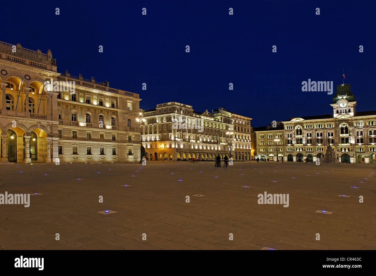 Rathaus, Piazza dell'Unita Italia, Triest, Italien, Europa Stockfoto