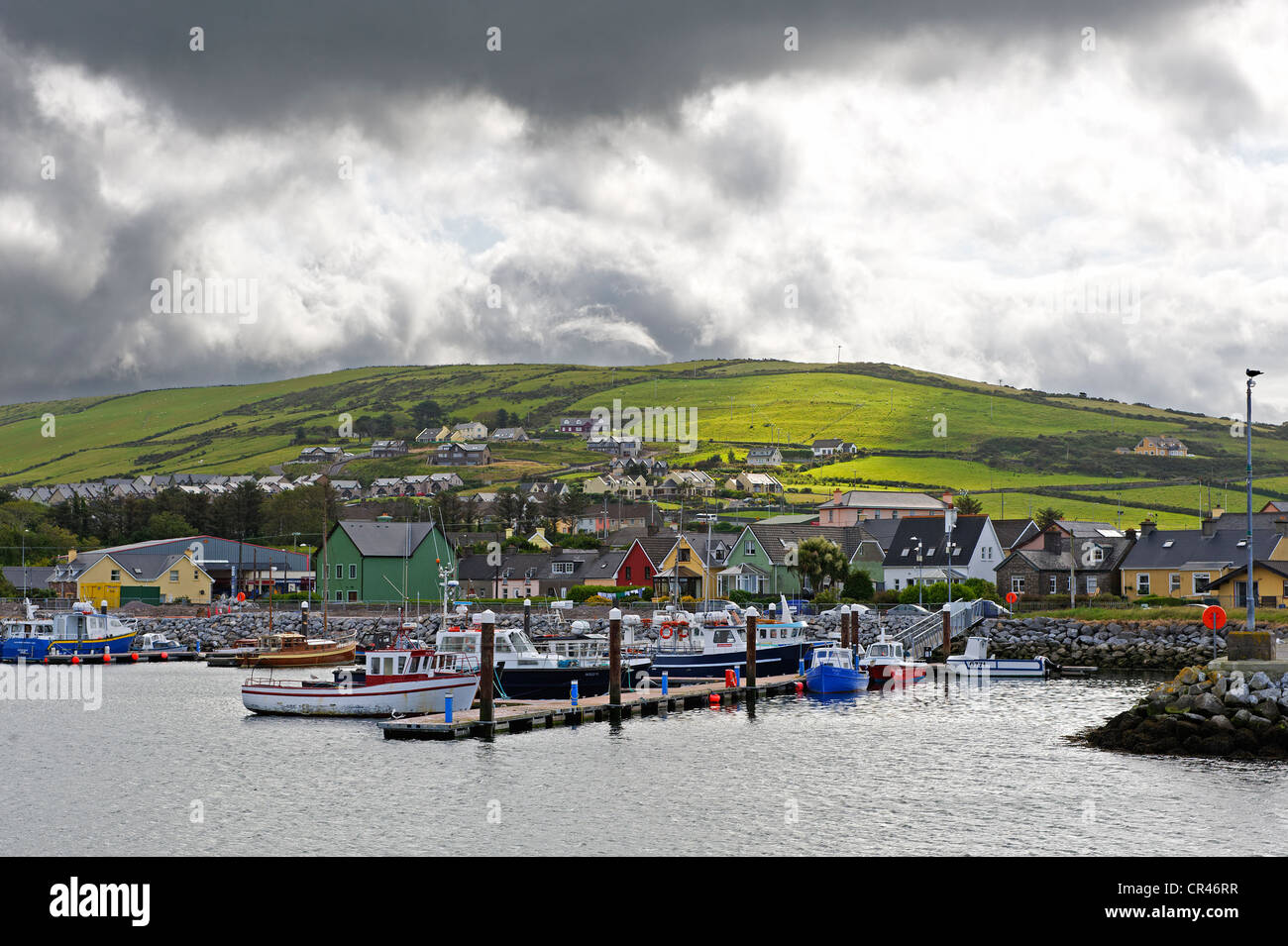Dingle Harbour, Halbinsel Dingle, County Kerry, Irland, Europa Stockfoto