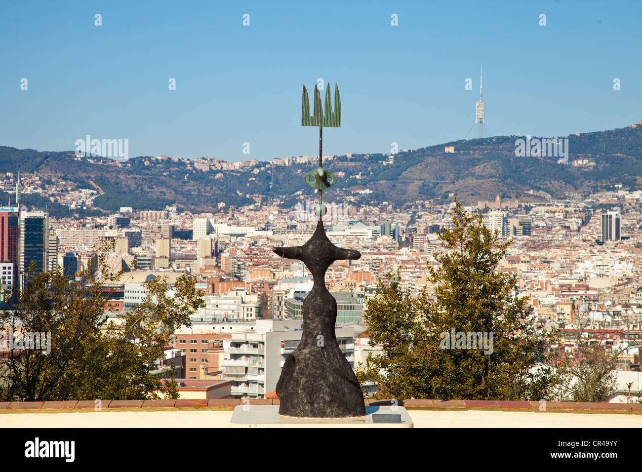 Fundacio Joan Miró Foundation, Montjuic Park, Barcelona, Katalonien, Spanien, Europa Stockfoto