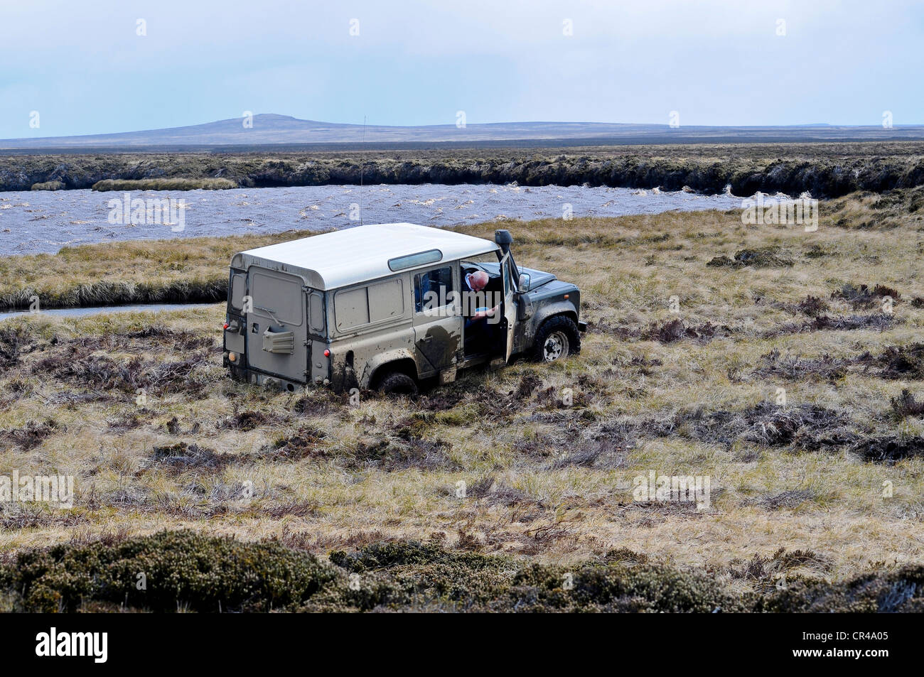 Abenteuerreisen in All-Terrain-Fahrzeug Stockfoto