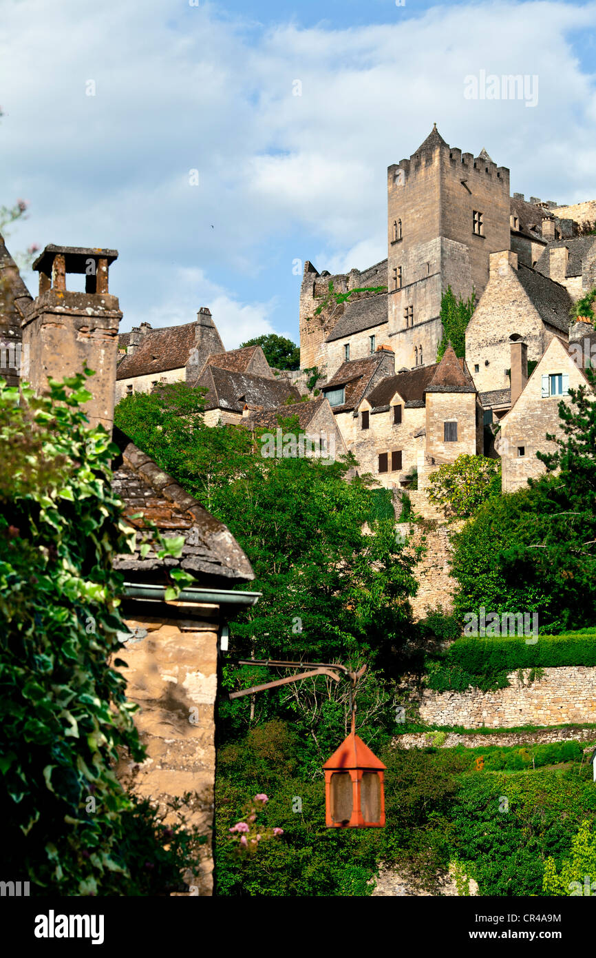Schloss Beynac, Dordogne, Aquitaine, Frankreich, Europa Stockfoto