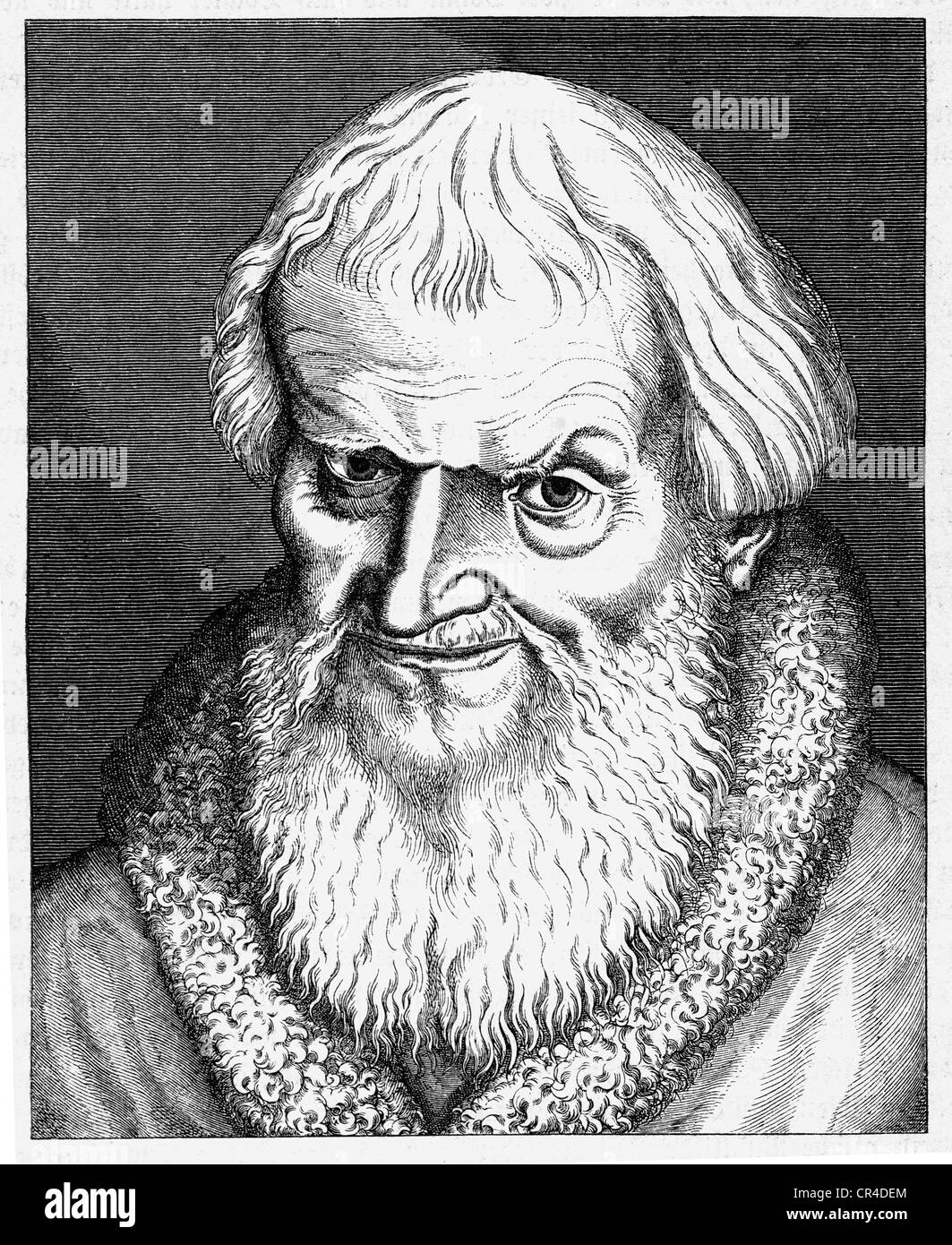 Hans Sachs (1494-1576), Meistersinger, Dramatiker, Dichter, Schuhmacher Stockfoto
