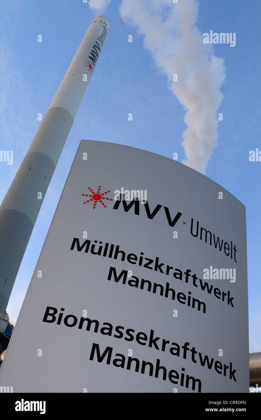 Abfall, EnergieAnlage, BiomasseKraftwerk in Mannheim, Friesenheimer