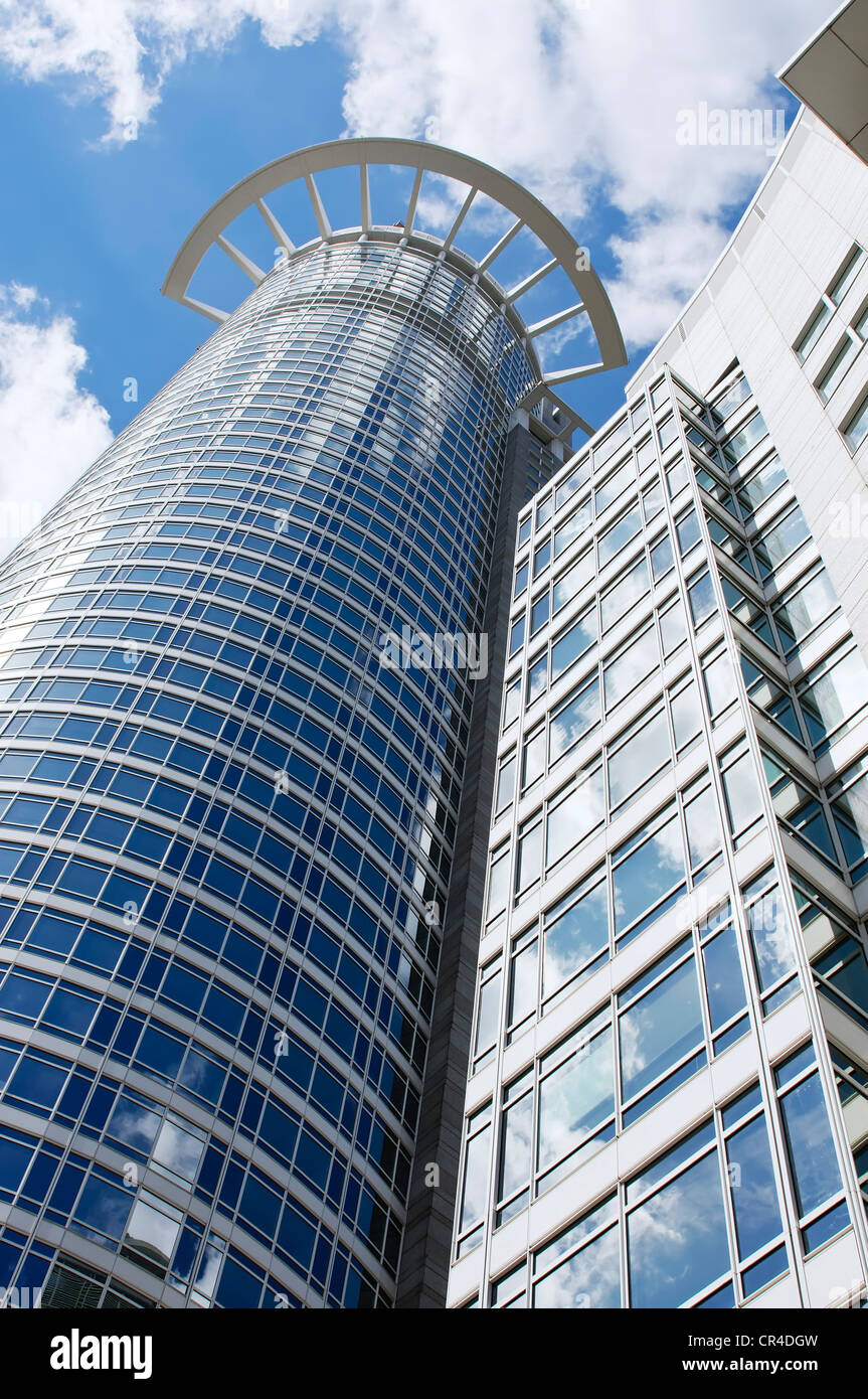 Westend Tower, Hauptsitz der DZ Bank, Frankfurt Am Main, Hessen, Deutschland, Europa Stockfoto