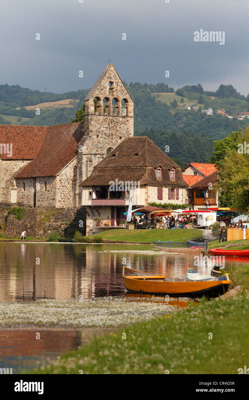 Beaulieu Sur Dordogne, Dordogne-Tal, Correze, Limousin, Frankreich, Europa Stockfoto