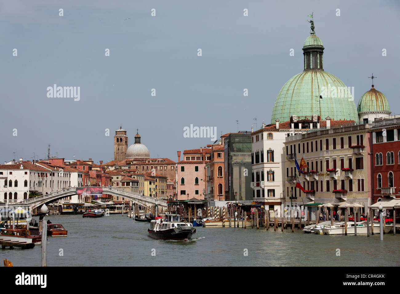 Stadtviertel Cannaregio, Canal Grande oder Canale Grande, Venedig, UNESCO-Weltkulturerbe, Venetien, Italien, Europa Stockfoto