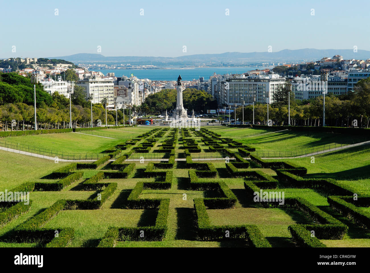 Portugal, Lissabon, den Park Eduardo VII Stockfoto