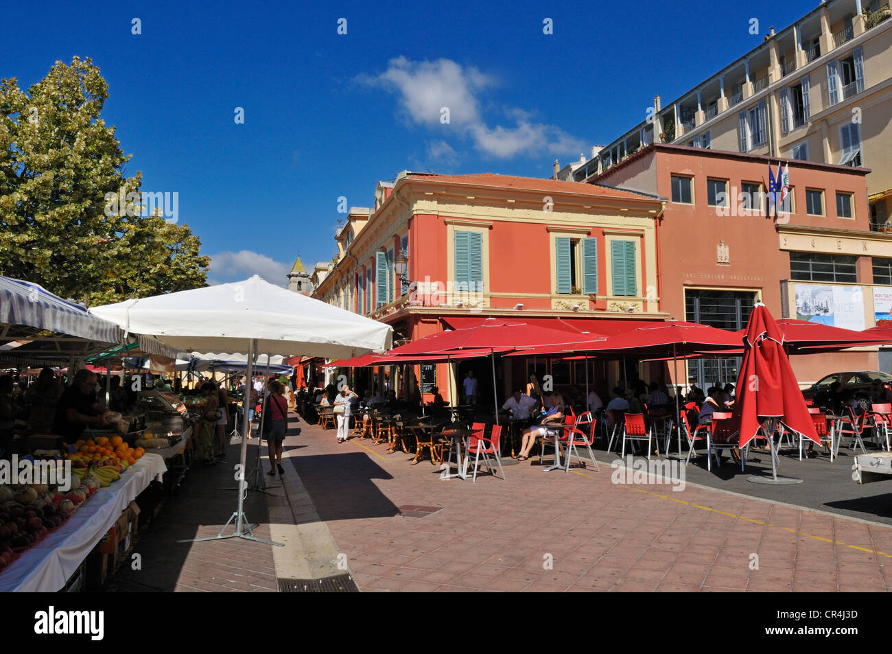 Place Pierre Gautier, Nizza, Nizza, Côte d ' Azur, Alpes Maritimes, Provence, Frankreich, Europa Stockfoto