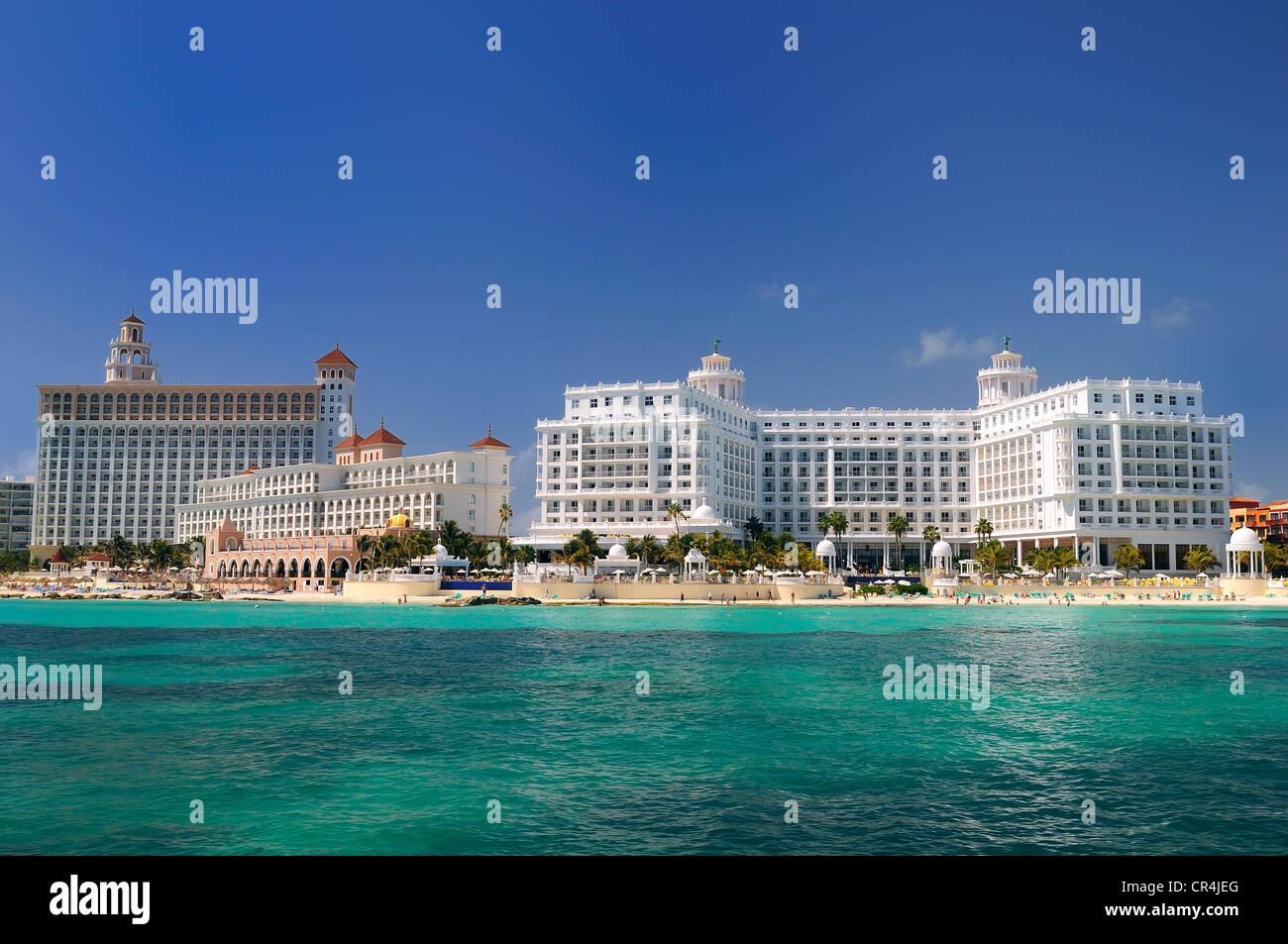 Mexiko, Quintana Roo Zustand, Cancun, Bereich hotels Stockfoto