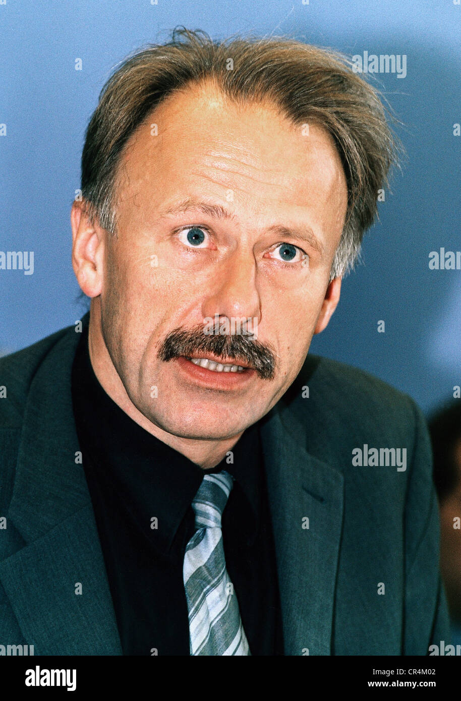 Trittin, Jürgen, * 25.7.1954, deutscher Poliker (Bündnis 90/Die Grünen), Bundesminister für Umwelt, Naturschutz und Reaktorsicherheit 1998 - 2005, Porträt, 2000, Stockfoto