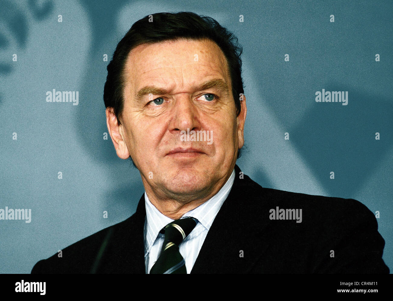 Gerhard Schroeder 1998 Stockfotos und -bilder Kaufen - Alamy