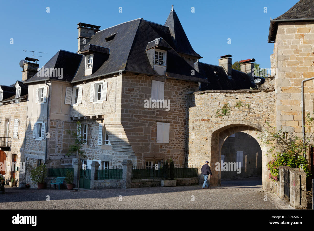 Port Margot, Dorf von Parc Naturel Regional de Millevaches En Limousin, regionalen Naturpark Millevaches, Correze, Correze Stockfoto