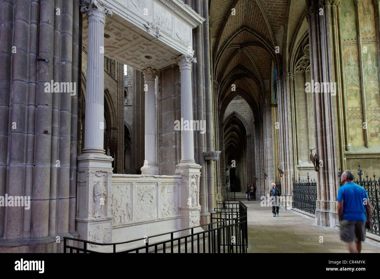 Kathedrale Saint-Etienne, Limoges, Haute Vienne, Frankreich, Europa Stockfoto