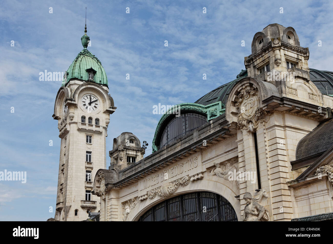 Benediktiner Railway Station, Limoges, Haute Vienne, Frankreich, Europa Stockfoto