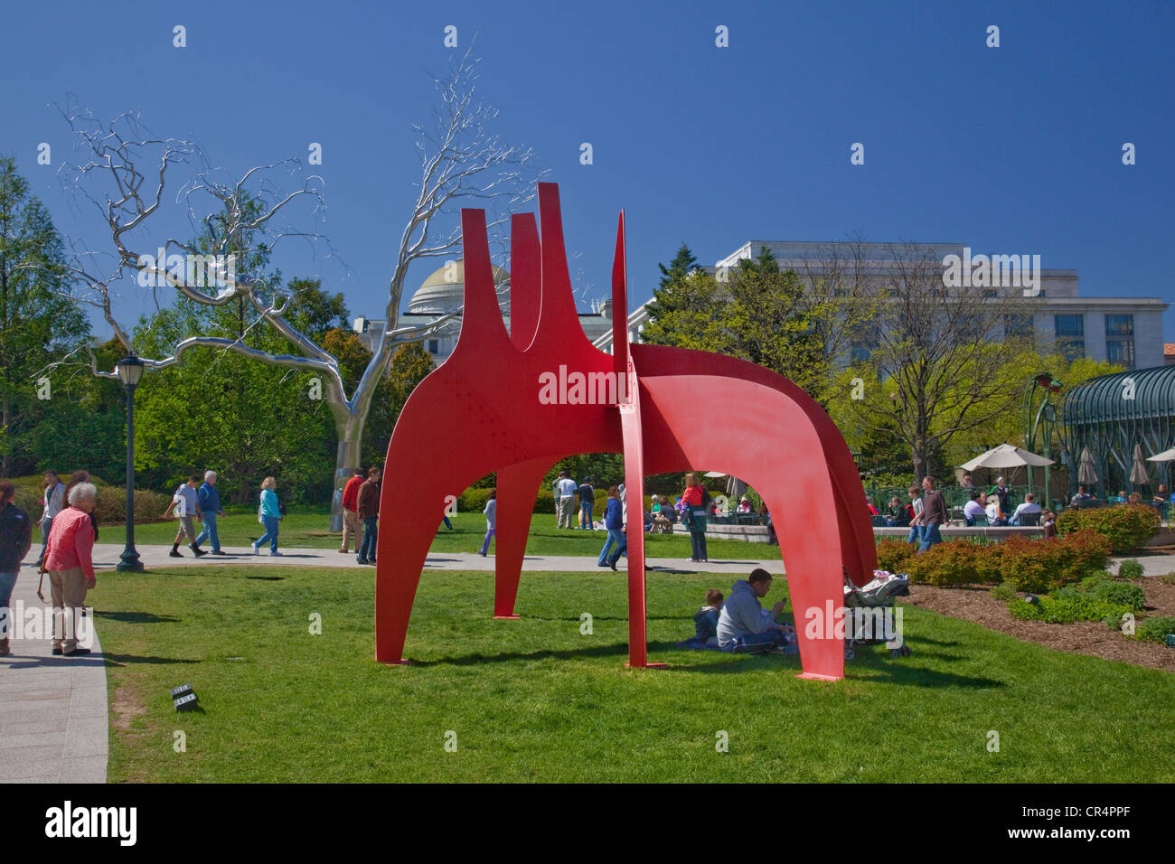 Smithsonian Museum; American Indian Museum; Bildhauer-Garten an der National Mall in Washington, DC; Hauptstadt der USA; Nord-Amerika Stockfoto