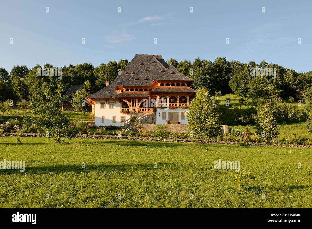 Kloster Barsana, iza Tal, maramures Region, Rumänien, Europa Stockfoto