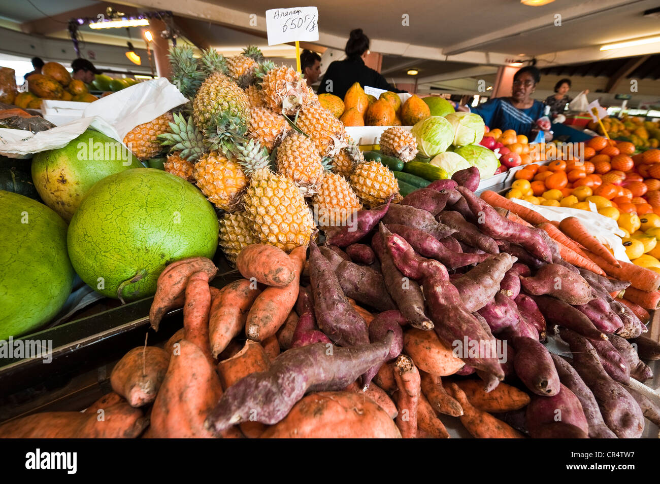 Frankreich, Neu-Kaledonien, Noumea, Zentralmarkt Stockfoto