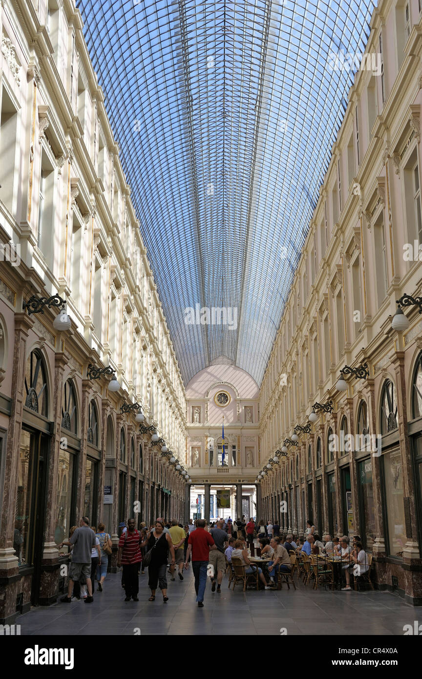 Belgien, Brüssel, Royal Saint Hubert Galerien Stockfoto