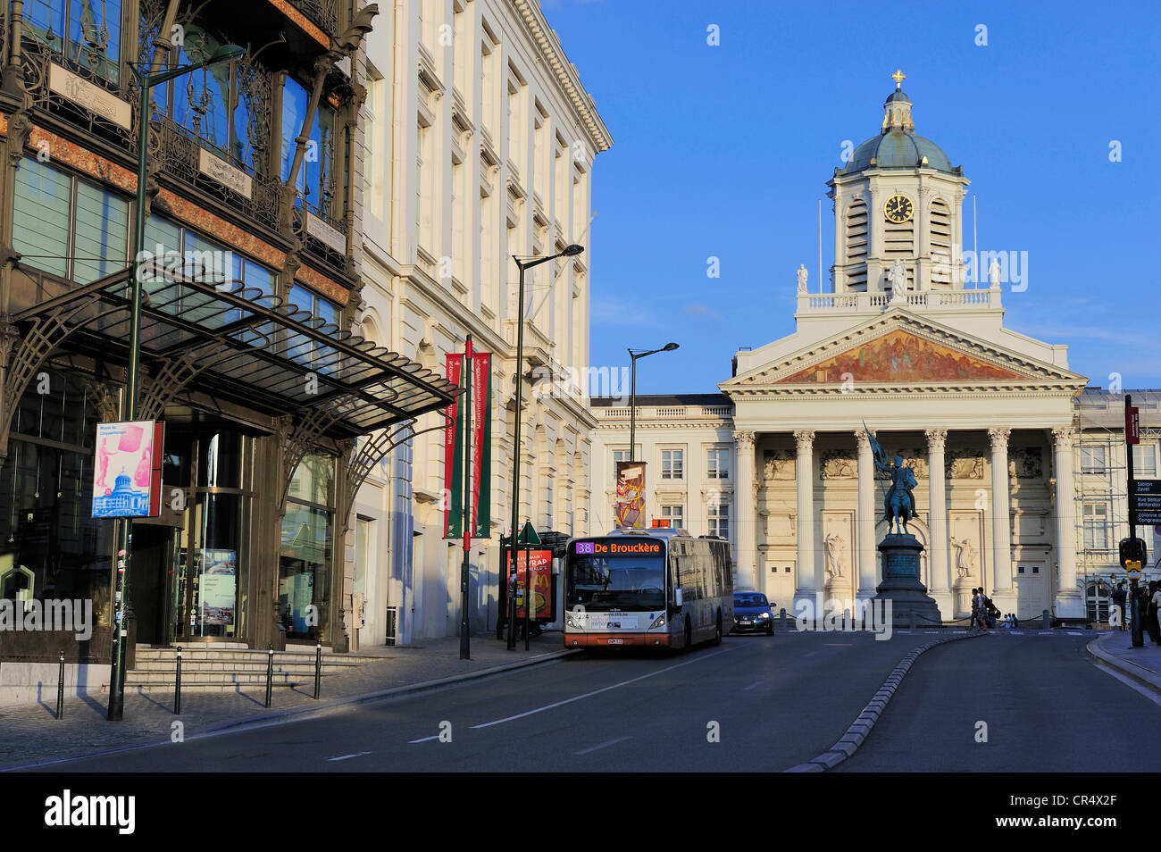Belgien, Brüssel, Mont des Arts District, das Gerichtsgebäude Stockfoto
