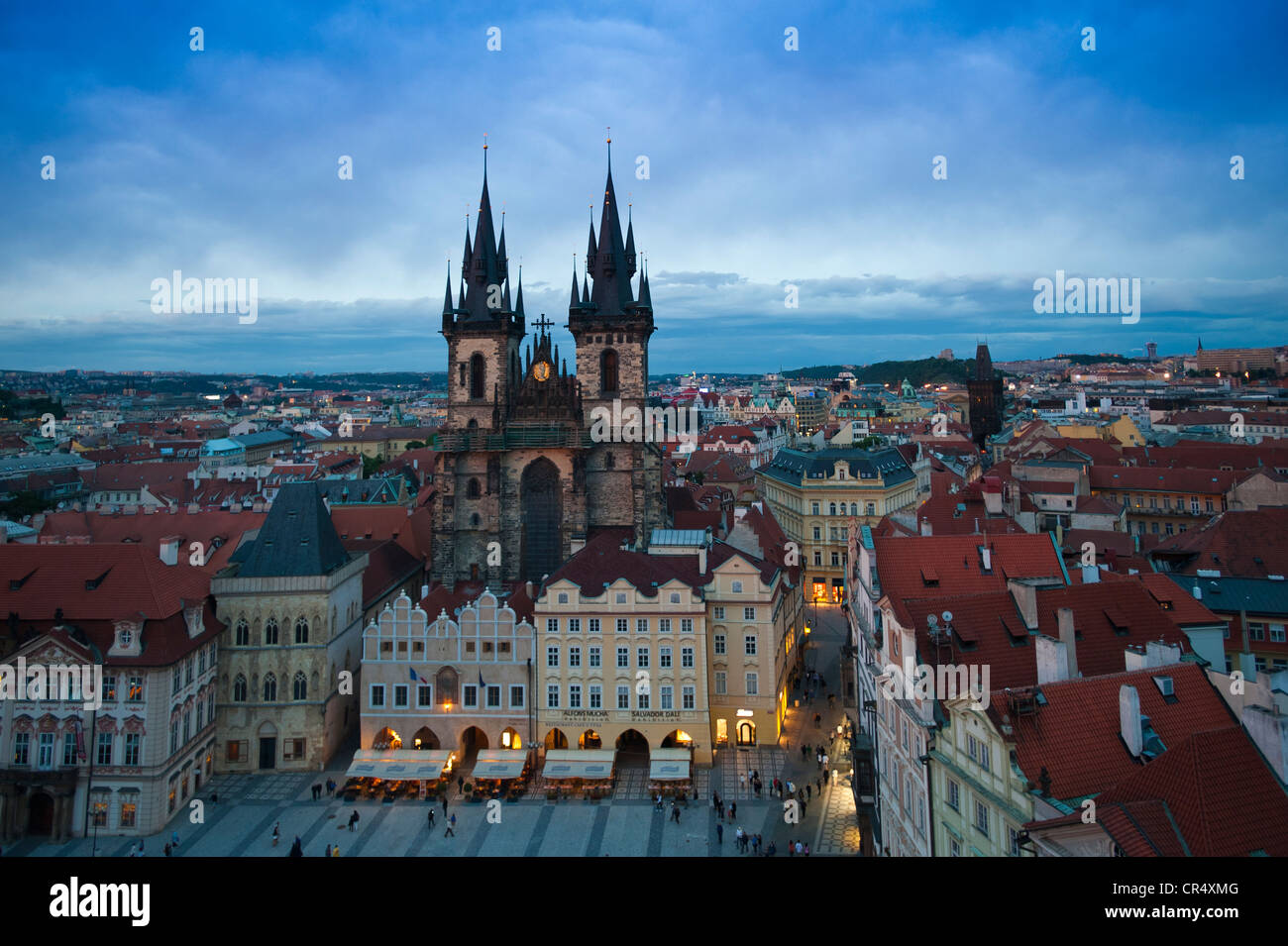 Church of Our Lady vor Tein am Altstädter Ring, Prag, Böhmen, Tschechische Republik, Europa Stockfoto