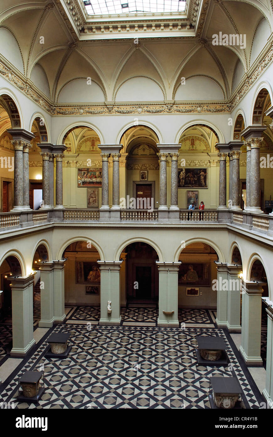 Ungarn, Budapest, UNESCO-Welterbe, Fine Arts Museum, Hosök Tere, erbaut zwischen 1900 und 1906 im Neo-klassischen Stil Stockfoto