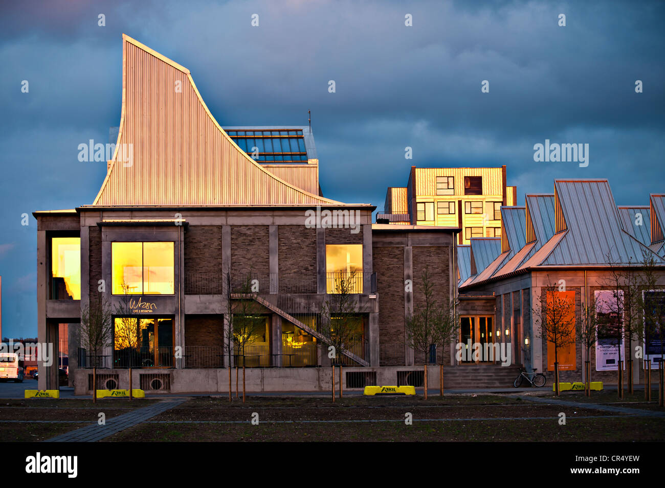 Utzon Center, Aalborg, Midtjylland, Dänemark, Europa, PublicGround Stockfoto