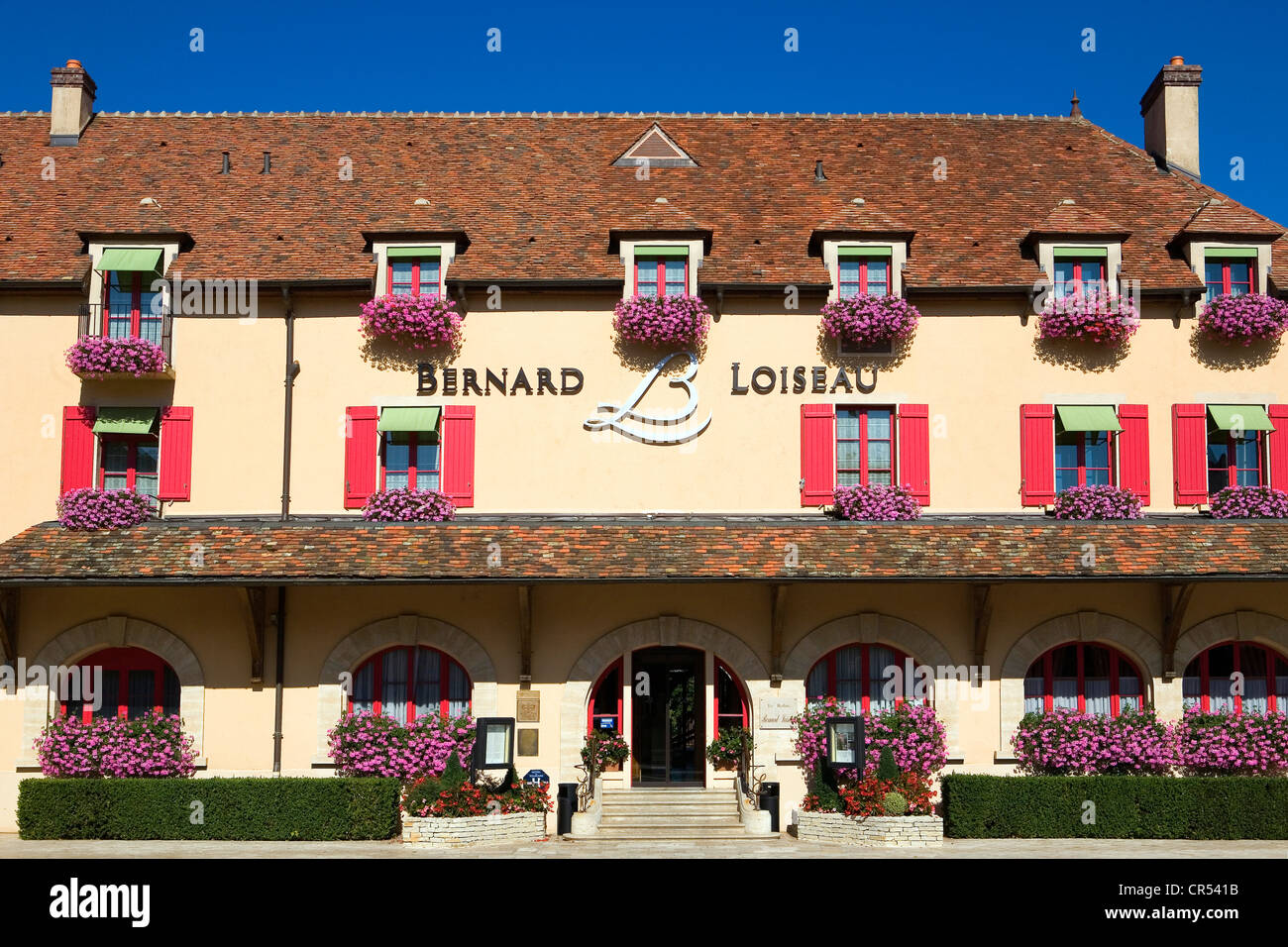 Frankreich, Cote d ' or, Saulieu, Restaurant Le Relais Bernard Loiseau Stockfoto