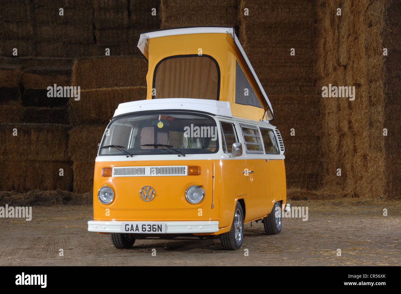Erker VW Volkswagen Wohnmobil, Mikro-bus Stockfoto