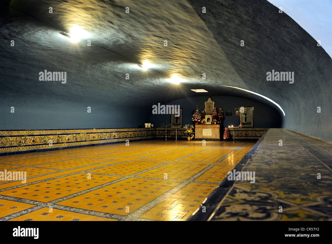 Katakomben, Grabstätte für Mönche in das Dominikanerkloster Nuestra Señora del Rosario, Lima, UNESCO-Weltkulturerbe Stockfoto