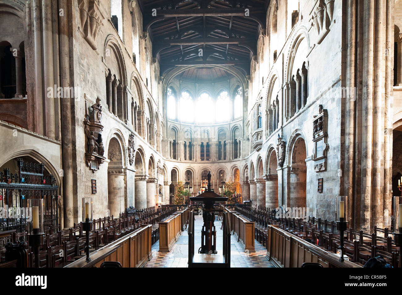 Vereinigtes Königreich, London, West Smithfield, St. Bartholomäus der großen Kirche im 12. Jahrhundert finanziert wo einige erschossen wurden Stockfoto