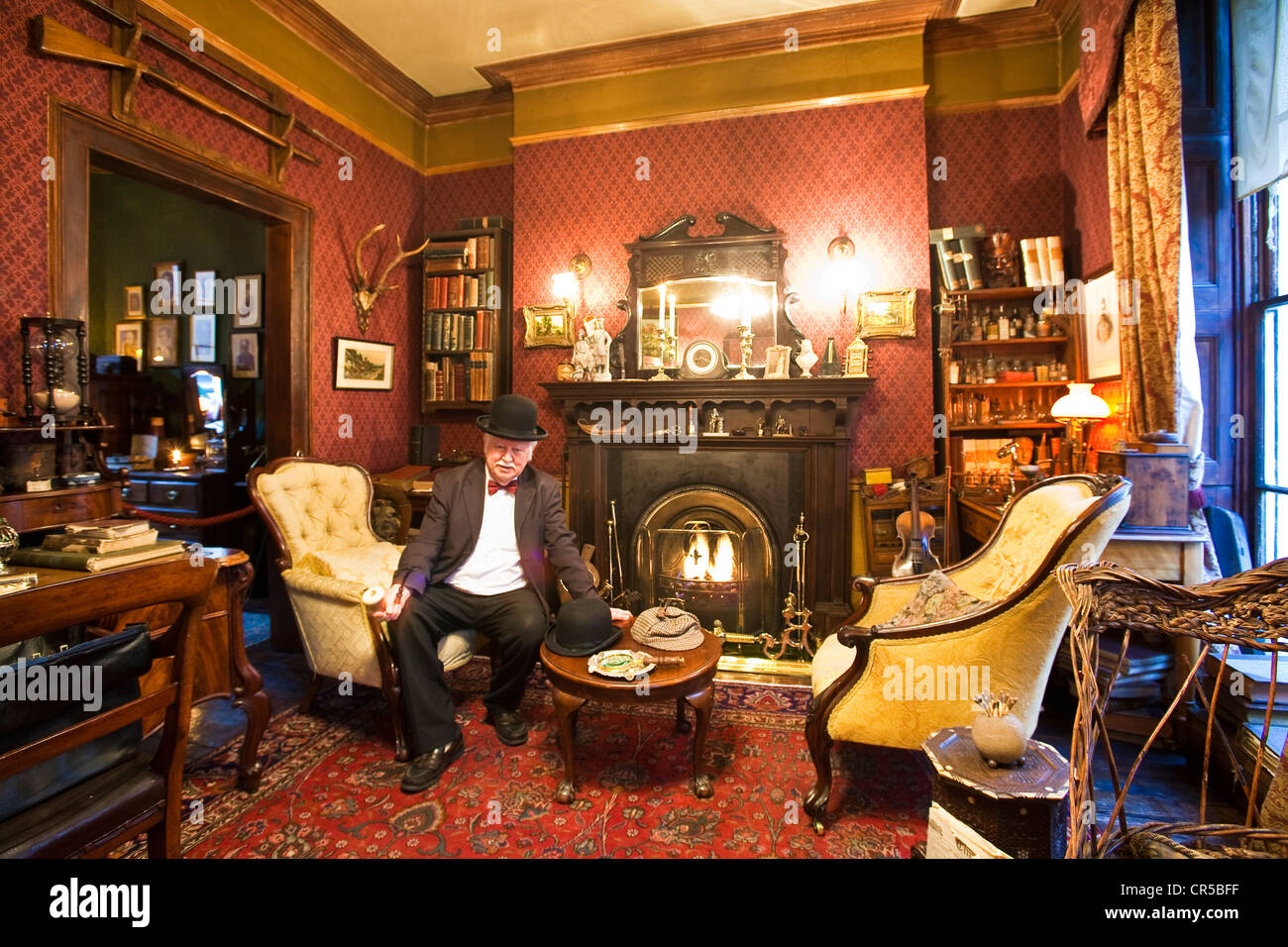 Vereinigtes Königreich, London, Marylebone, 221 b Baker Street, wo Conan Doyle die fiktive Residenz des berühmten Detektivs entfernt Stockfoto