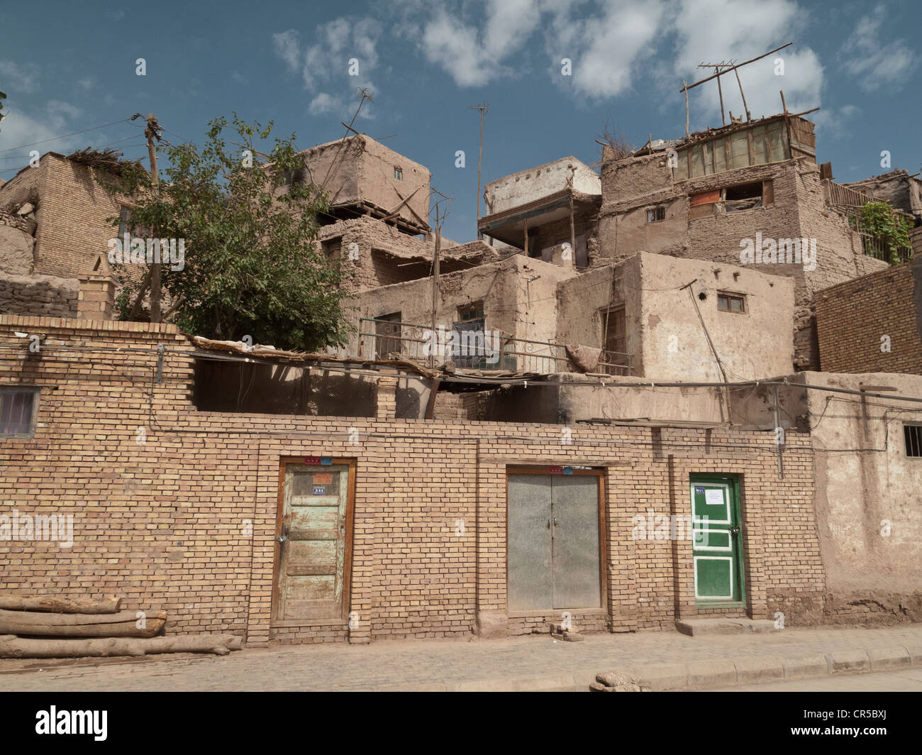 Oase Kashgar, der Hauptstadt des uigurischen Kultur, Kashgar, Xinjiang, China, Asien Stockfoto